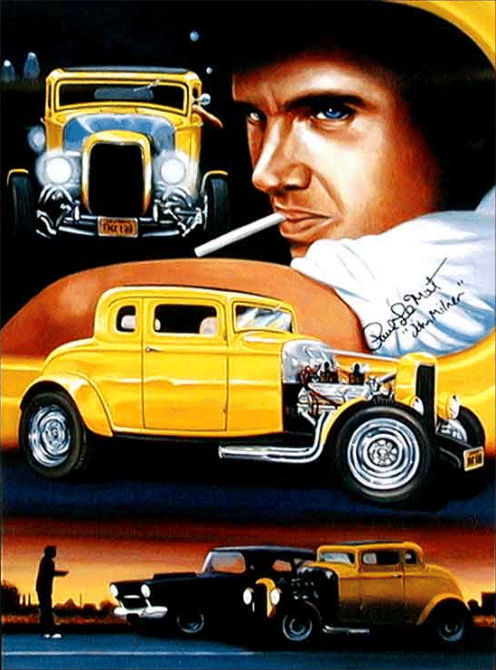 The Yellow American Graffiti'32 5Window Deuce Coupe